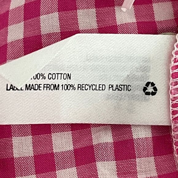 GAP Pink Checkered Long Sleeve Dress - Picture 12 of 13